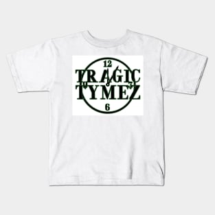 Tragic Tymez White, Green, and Black Kids T-Shirt